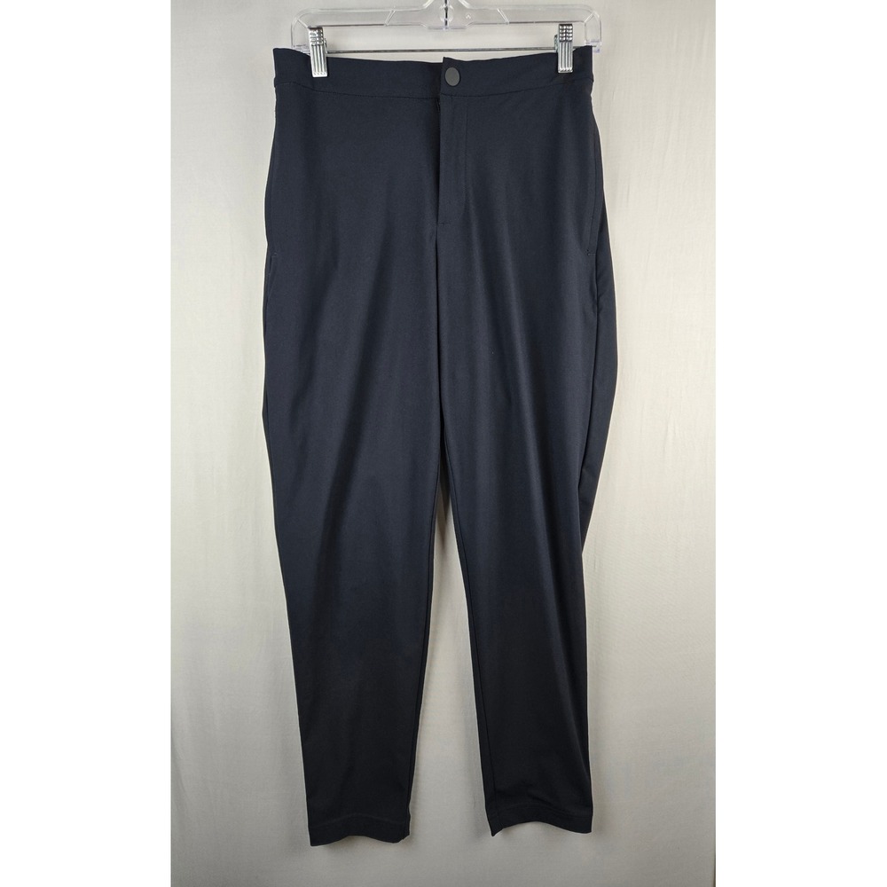 VRST Men‎ Slim Taper Commuter Pants Navy Blue Elastic Back Waist Size Small